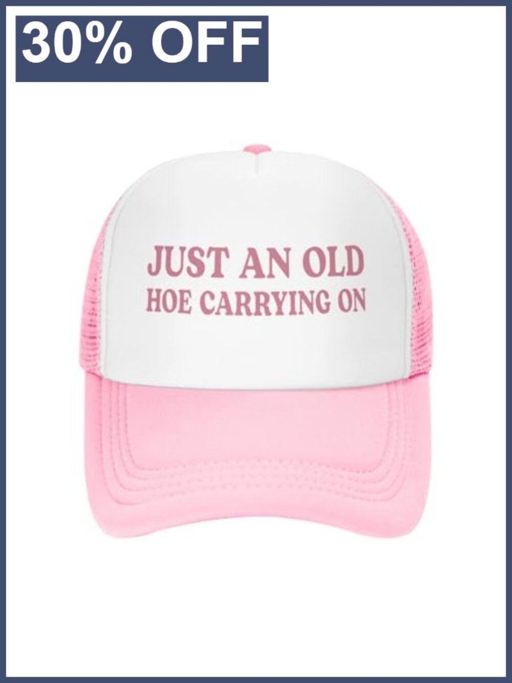 Funny Trucker Hat Snapback Adjustable Breathable Mesh Back Novelty Humor Gift